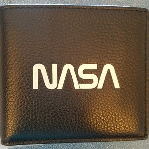 //SOLD// Coach x NASA Double Bill Leather Wallet